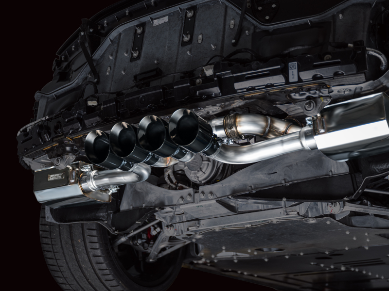 Chevrolet Corvette Z06 Performance Exhaust - AWE Tuning - SwitchPath Cat-Back - Diamond Black - `23-`27